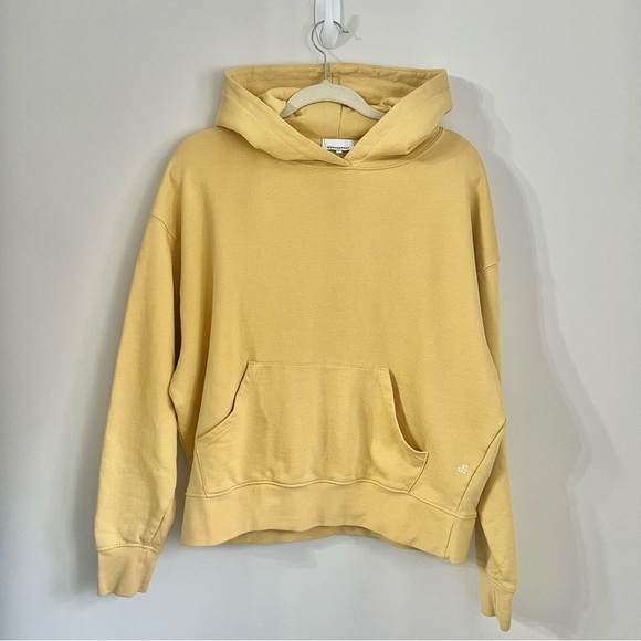 WeWoreWhat Tops - WeWoreWhat Women's Oversized Comfy Cozy Hoodie Sweater in Custard Yellow - Sz S